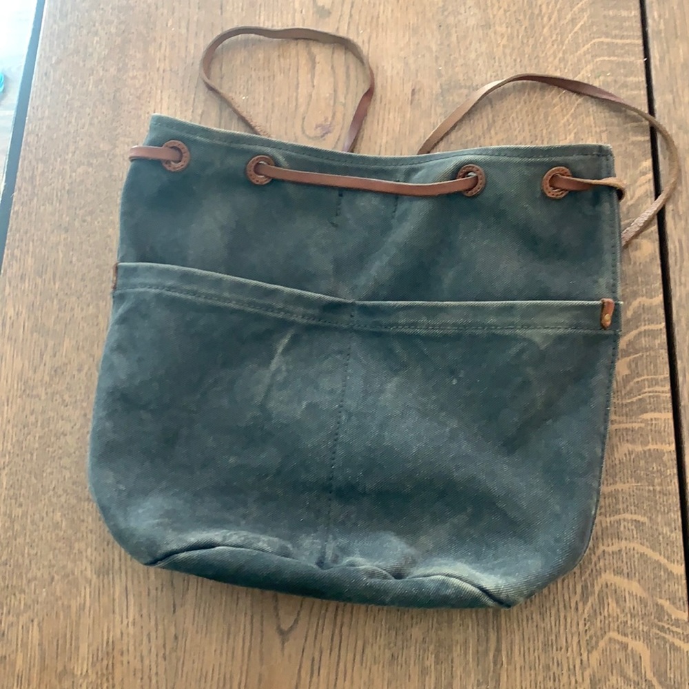 Madewell - Backpack - Vintage canvass navy drawstring
